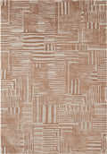.Melet Terracotta Power-Loomed Area Rug 6' 6" x 9' 0"