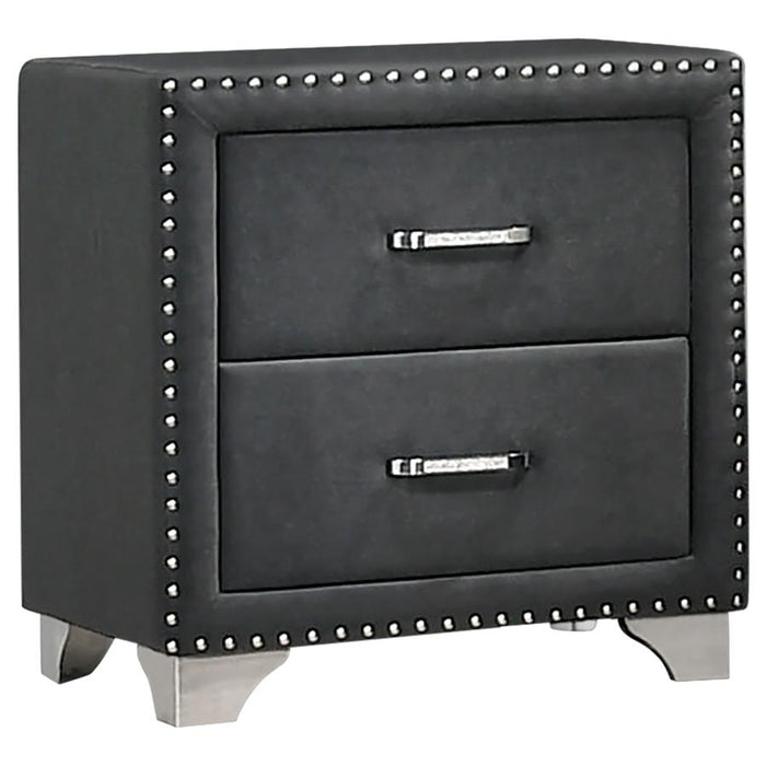 Melody - Upholstered 2-Drawer Nightstand