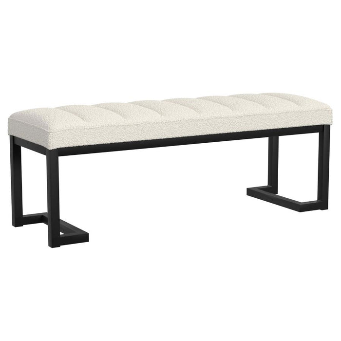 Mesa Boucle Upholstered Tufted Accent Bench