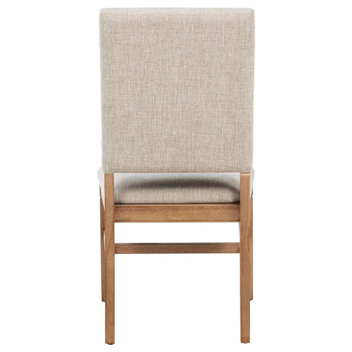 Middleton - Upholstered Dining Side Chair Beige (Set of 2) - Natural