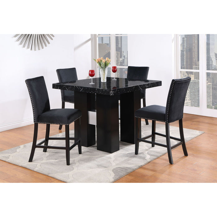 Mikha - Bar Stools (Set of 2) - Black - view 2