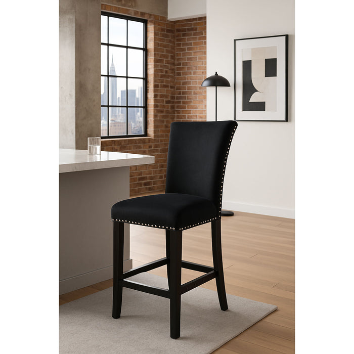 Mikha - Bar Stools (Set of 2) - Black - view 3