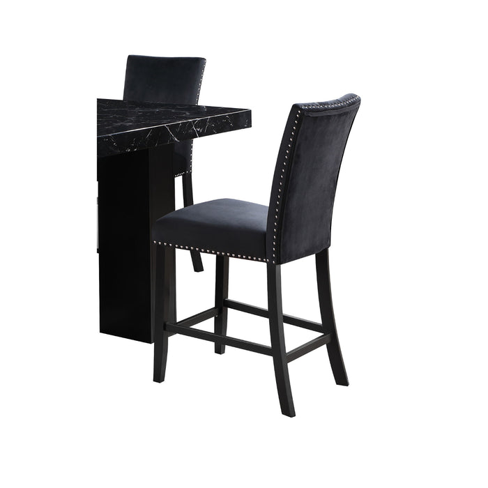 Mikha - Bar Stools (Set of 2) - Black - view 4