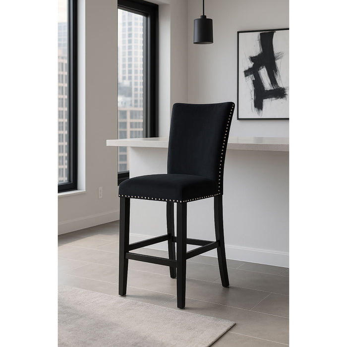 Mikha - Bar Stools (Set of 2) - Black - view 6