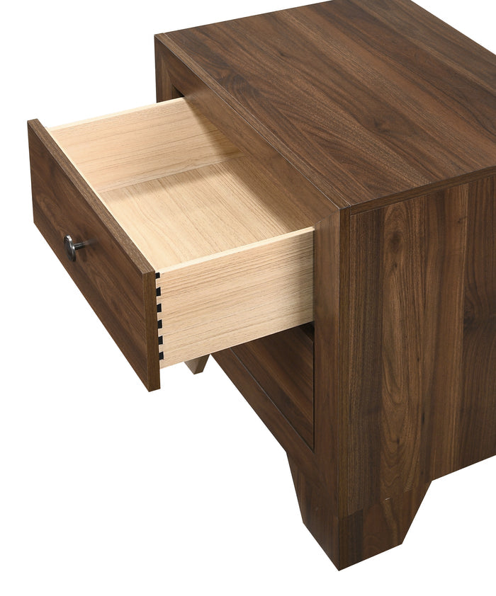 Millie Night Stand -Brown Cherry