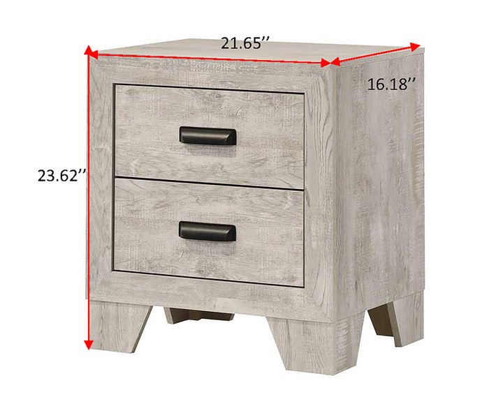 Millie Night Stand-White