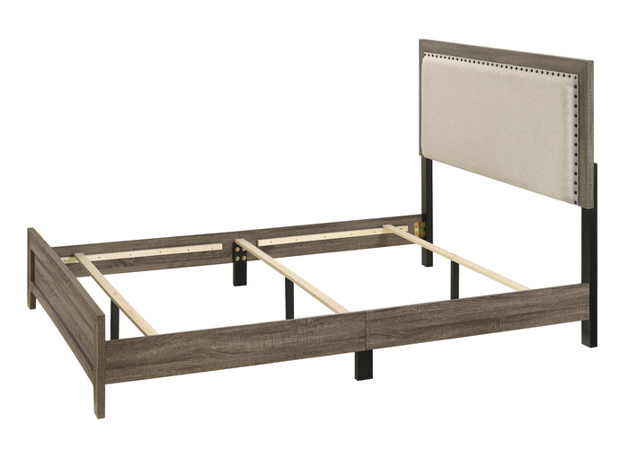 Millie Upholsteredolstery Bed One Box -Grey