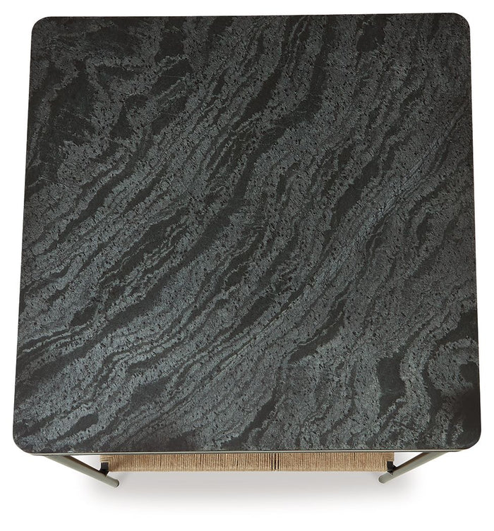 Minrich - Black / Natural - Accent Table by Signature Design by Ashley® | Bel Furniture
