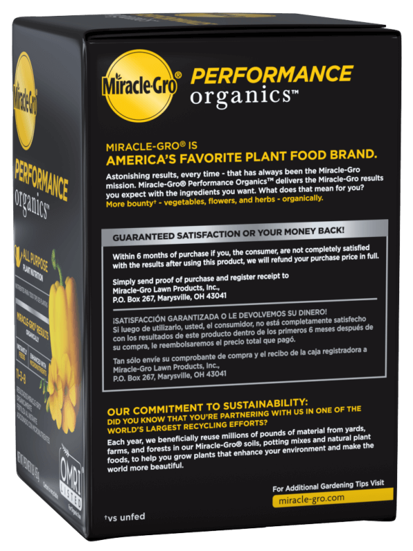 Miracle-Gro® Performance Organics® All Purpose Plant Nutrition