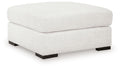 Misty-Lakes Oversized Accent Ottoman Chalk