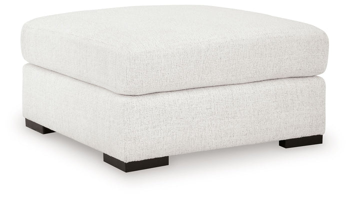 Misty-Lakes Oversized Accent Ottoman Chalk