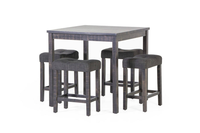 5 Piece Counter Height Dining Room Set by Mollai Collections | Bel Furniture