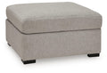 ModMax Luxe Oversized Accent Ottoman Flint