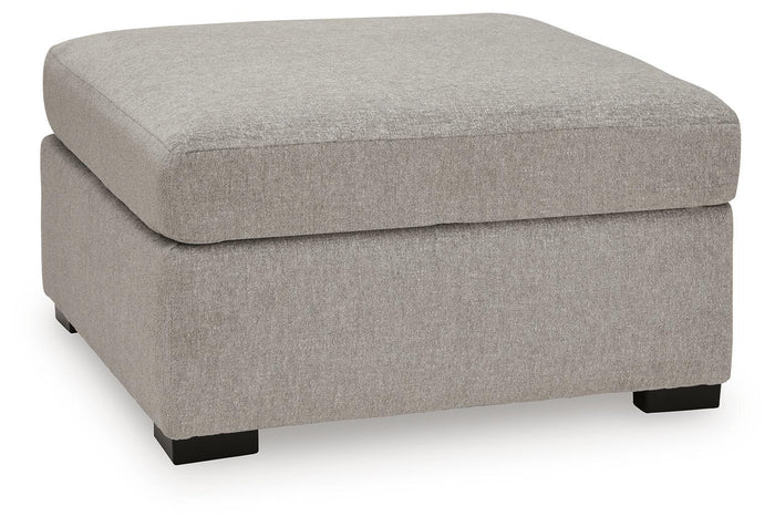 ModMax Luxe Oversized Accent Ottoman Flint
