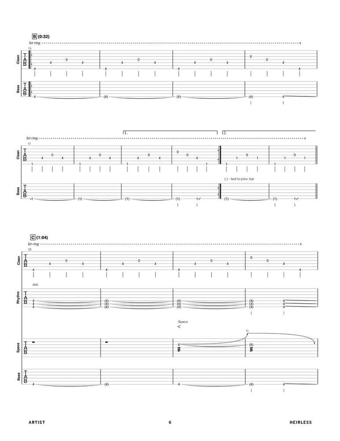 Printed Guitar & Bass Book, Digital Guitar & Bass Book