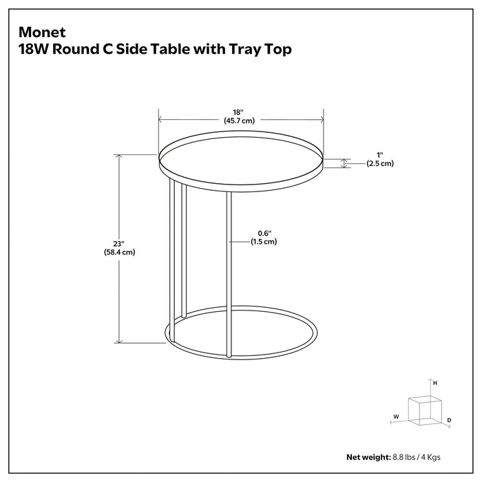 Monet - Metal Table - view 14