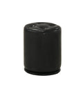 Morgan Round Swivel Stool Black