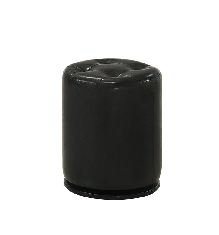 Morgan Round Swivel Stool Black