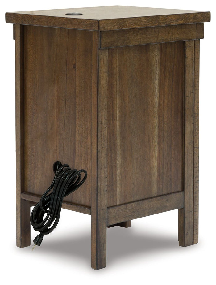 Moriville - Grayish Brown - Chair Side End Table by Signature Design by Ashley® | Bel Furniture