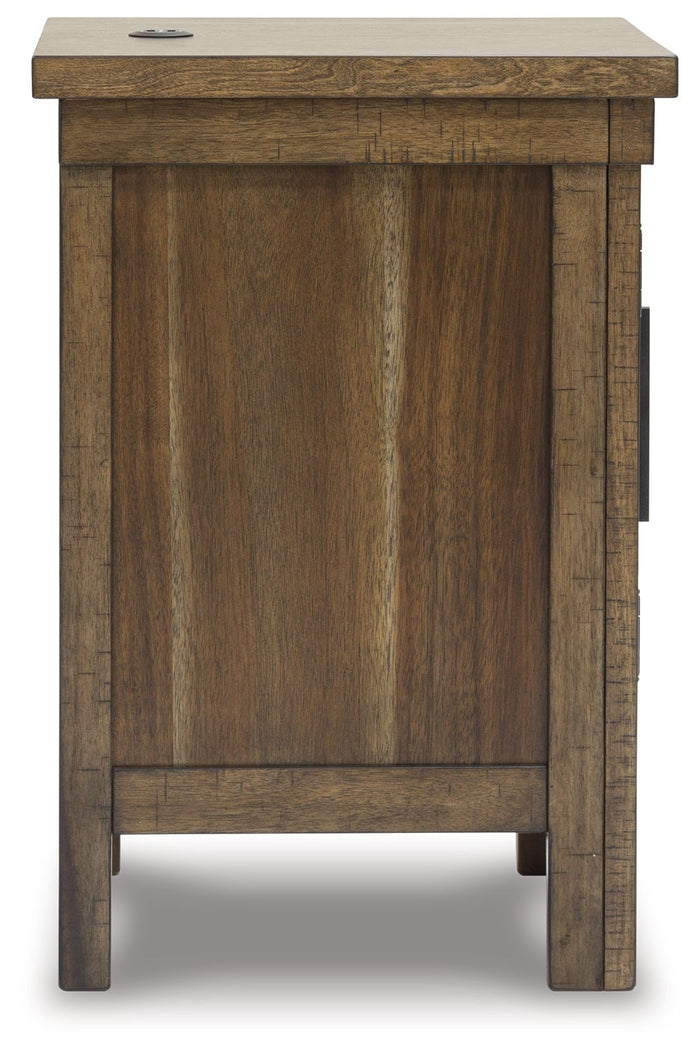 Moriville - Grayish Brown - Chair Side End Table by Signature Design by Ashley® | Bel Furniture