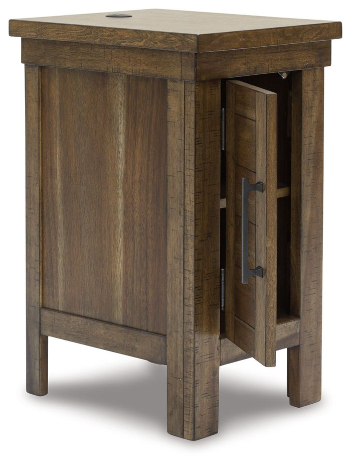 Moriville - Grayish Brown - Chair Side End Table by Signature Design by Ashley® | Bel Furniture