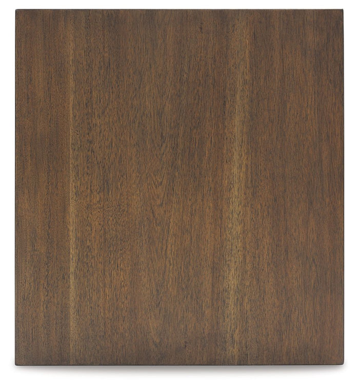 Moriville - Grayish Brown - Rectangular End Table by Signature Design by Ashley® | Bel Furniture
