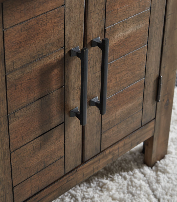Moriville - Grayish Brown - Rectangular End Table by Signature Design by Ashley® | Bel Furniture