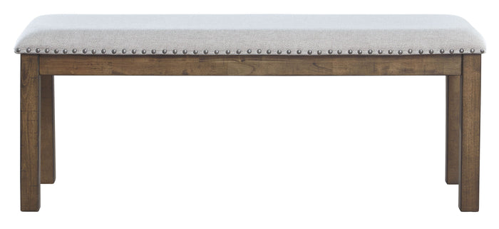 Moriville - Beige - Upholstered Bench by Signature Design by Ashley® | Bel Furniture
