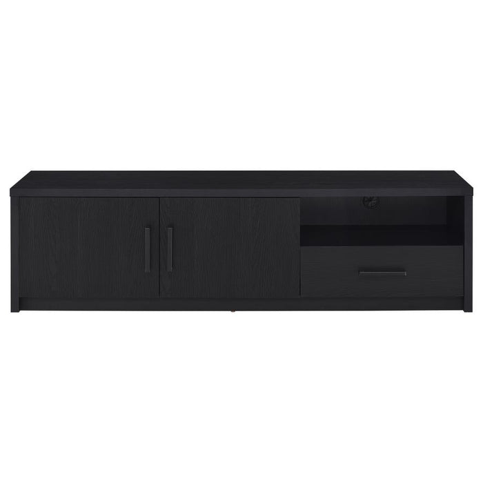 Murray - 70" 2-Door TV Stand Media Console - Black
