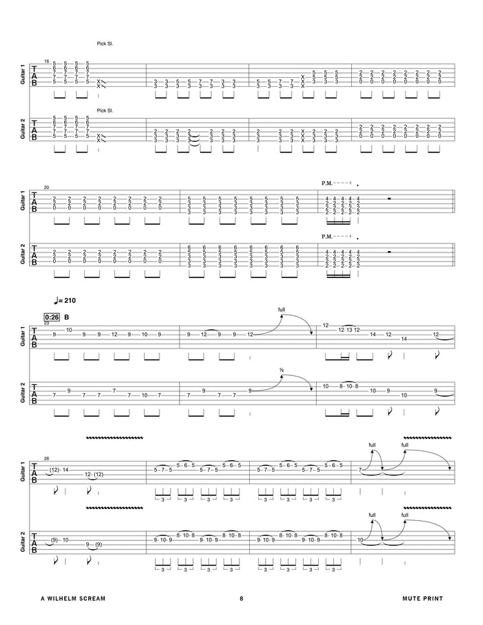 Printed Guitar Book, Digital Guitar Book