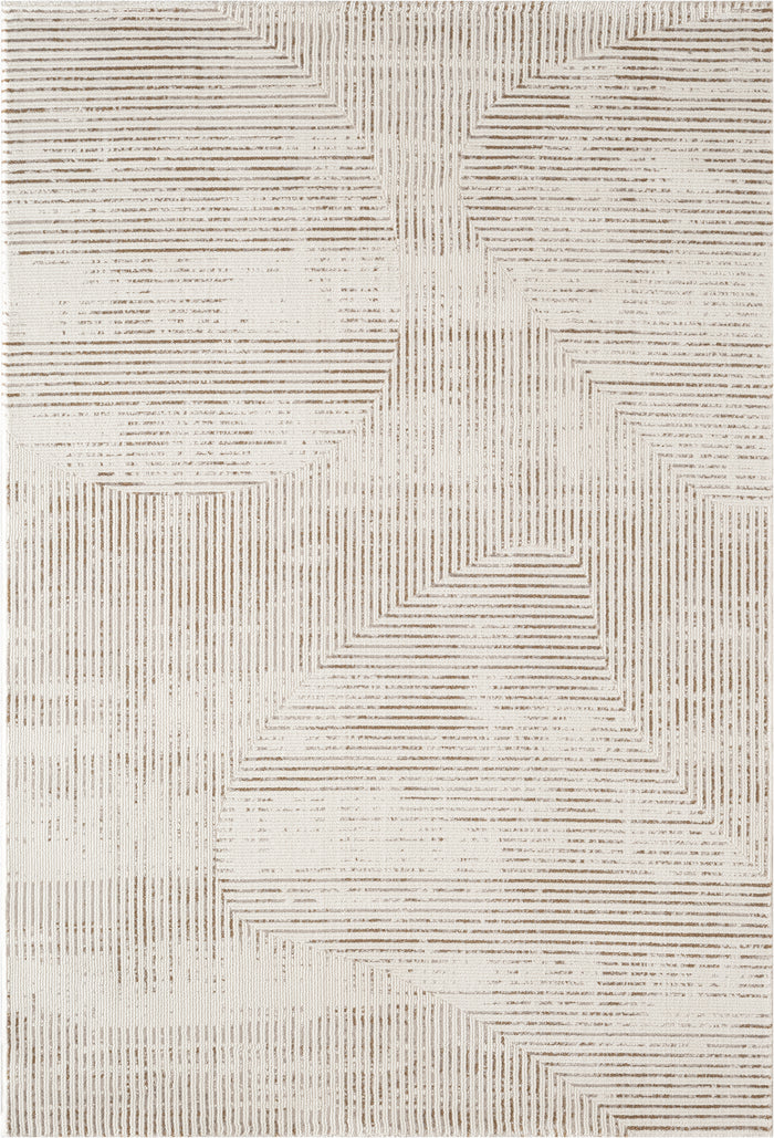 .Myra Ivory Power-Loomed Area Rug 6' 6" x 9' 0"
