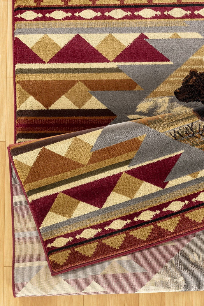 Nature's Nest - GC_CBL3001 Lodge Area Rug by Icona Home Decor | Bel Furniture
