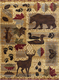 Nature's Nest - GC_CBL3002 Lodge Area Rug Beige by Icona Home Decor | Bel Furniture
