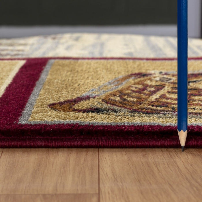 Nature's Nest - GC_CBL3003 Lodge Area Rug by Icona Home Decor | Bel Furniture