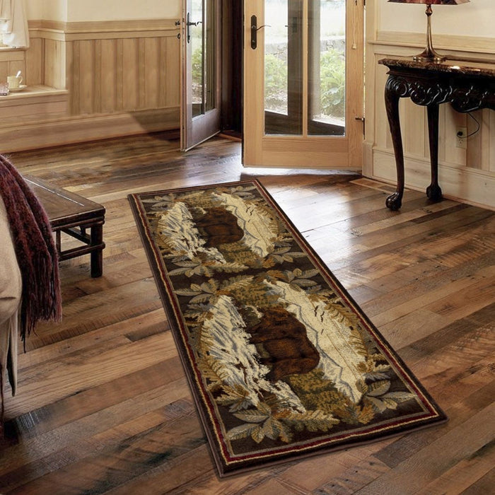 Nature's Nest - GC_CBL3008 Lodge Area Rug by Icona Home Decor | Bel Furniture