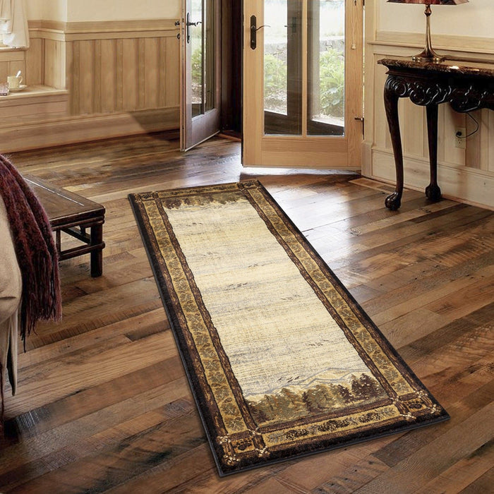 Nature's Nest - GC_CBL3009 Lodge Area Rug by Icona Home Decor | Bel Furniture
