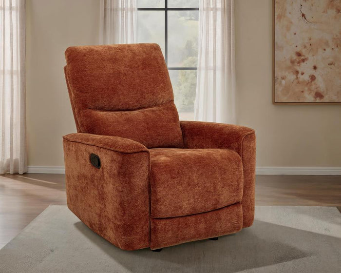 Navarro - Chenille Upholstered Glider Recliner