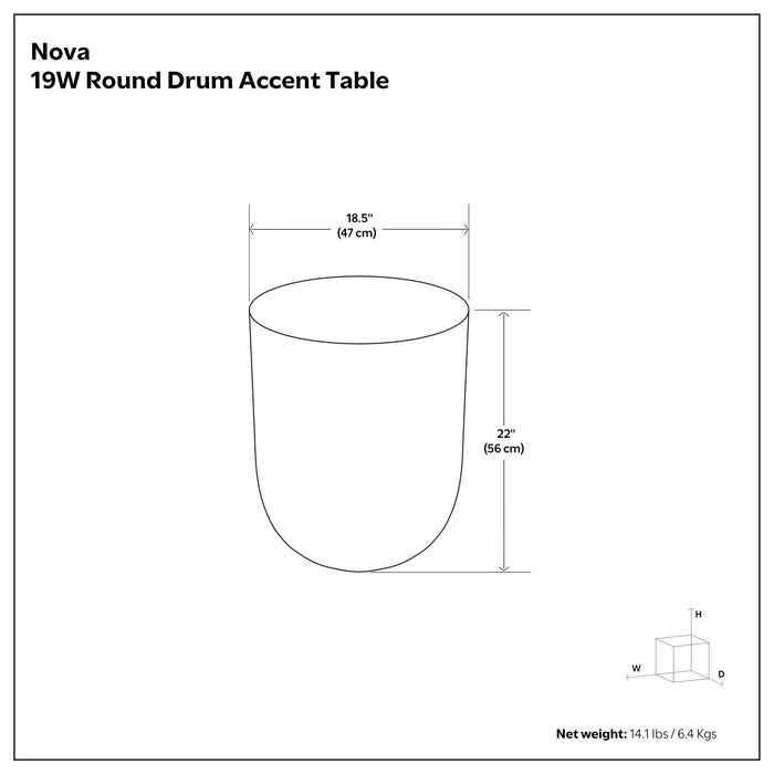 Nova - Handcrafted Metal Side Table - view 8