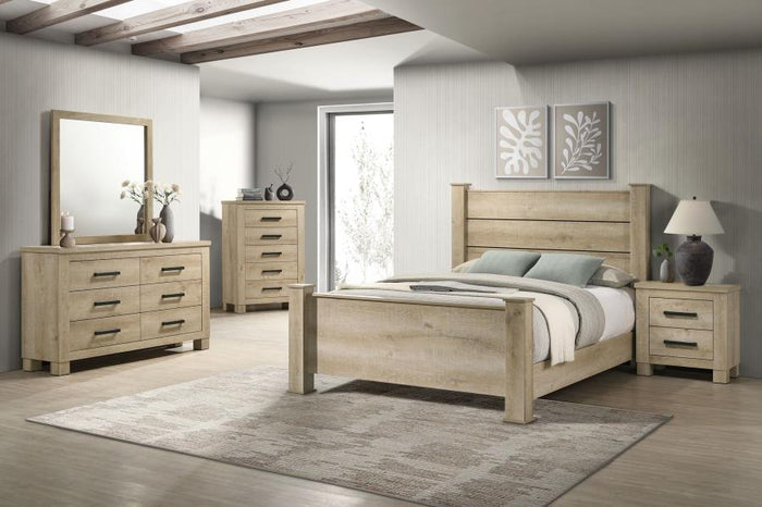 Oakglen - Dresser Mirror - Weathered Oak