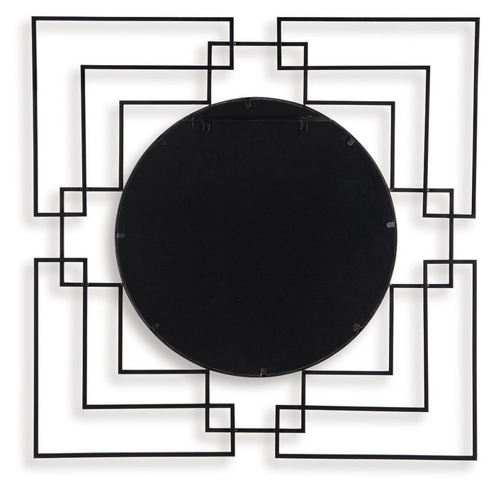 Oceanal - Black / Gold Finish - Accent Mirror by Signature Design by Ashley® | Bel Furniture