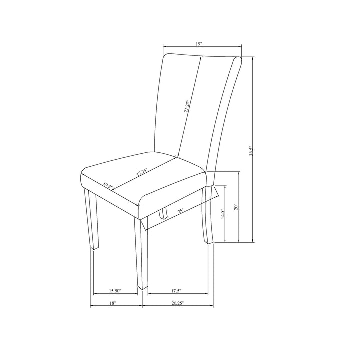 Oceanic - Dining Chair (Set of 2) - Gray - view 3