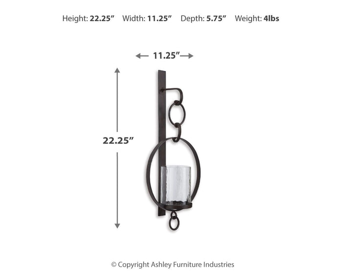Ogaleesha - Brown - Wall Sconce by Signature Design by Ashley® | Bel Furniture