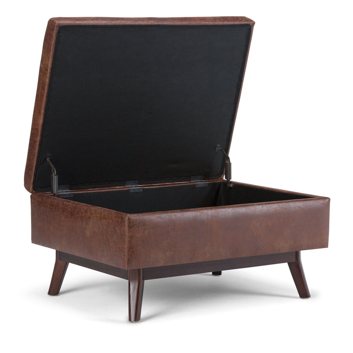 Light Brown / 34.25"W x 26.4"D x 18.1"H / Faux Leather
