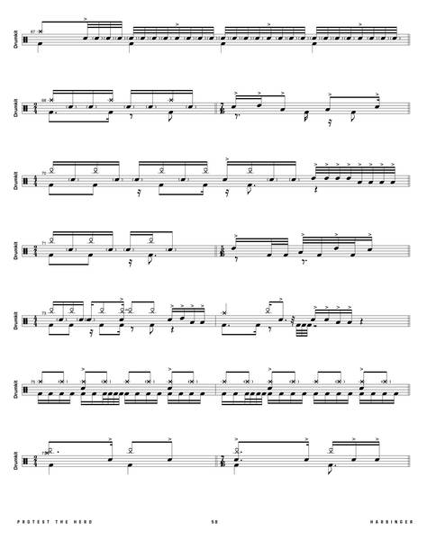 Printed Drum Book, Digital Drum Book