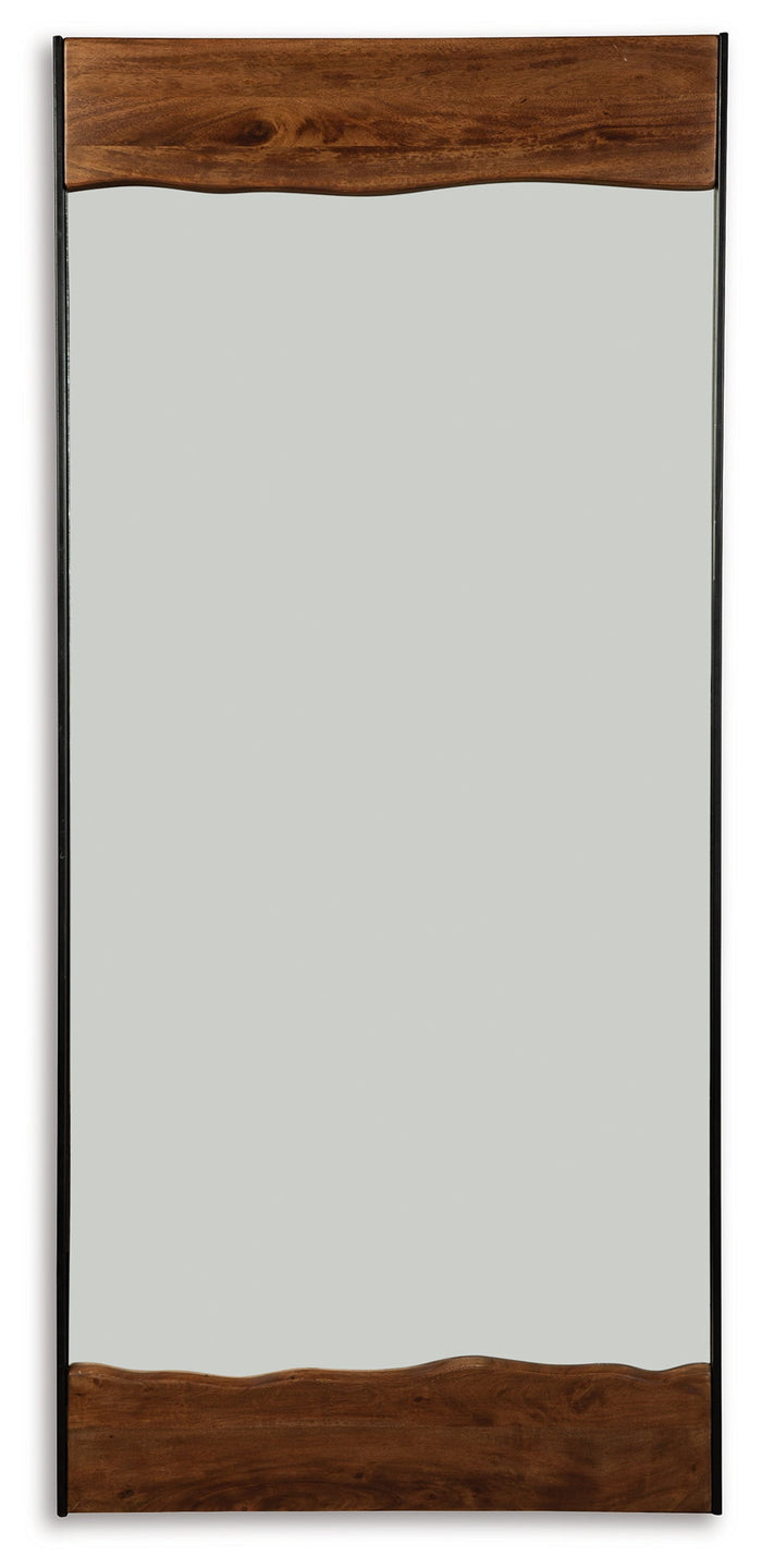 Panchali - Floor Mirror - Brown / Black - view 3