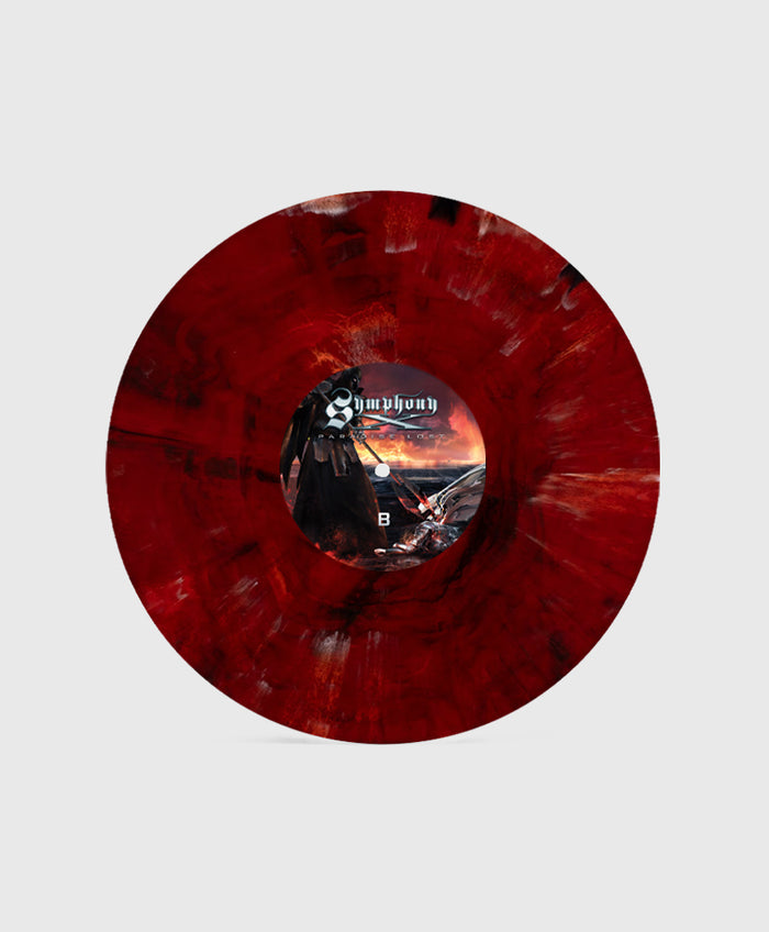 2xLP Crimson with Black White & Orange Marble