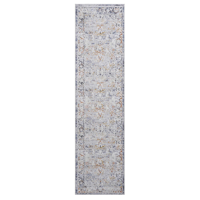 Payas - 2' X 8' Traditional Runner Rug - Ivory / Gray - view 3