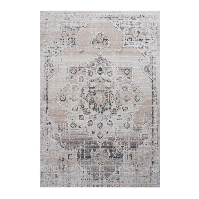 Payas - 8' X 10' Medallion Area Rug - Cream / Beige - view 6