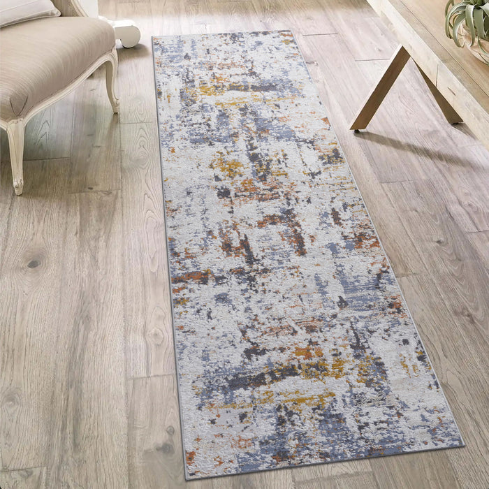 Payas - Abstract Runner Rug - view 2