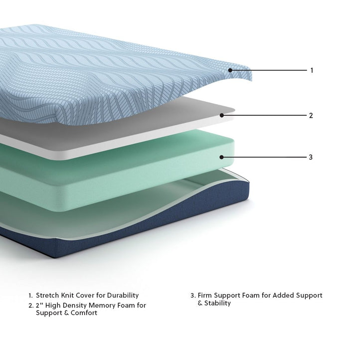 Peak 2.0 8 Memory Foam - Mattress - view 4